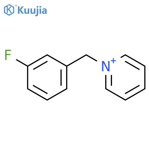 Pyridinium, 1-[(3-fluorophenyl)methyl]- structure