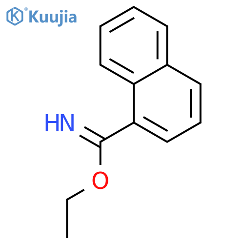1-Naphthalenecarboximidicacid, ethyl ester structure