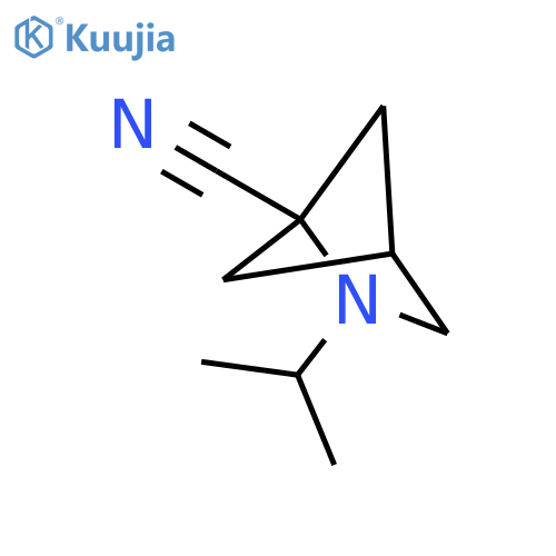 2-Azabicyclo[2.1.1]hexane-1-carbonitrile,2-(1-methylethyl)-(9CI) structure