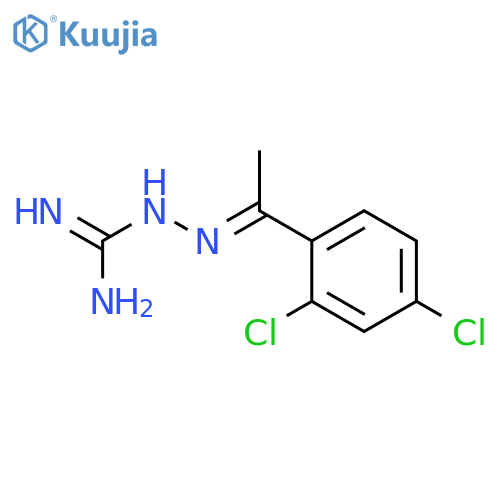 HYDRAZINECARBOXIMIDAMIDE, 2-[1-(2,4-DICHLOROPHENYL)ETHYLIDENE]- structure