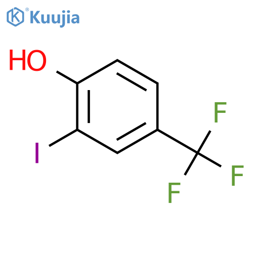 2-Iodo-4-(trifluoromethyl)phenol structure