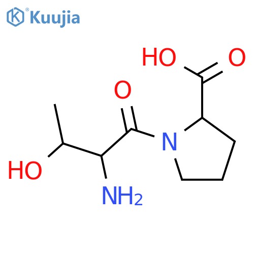 L-Threonyl-L-proline structure