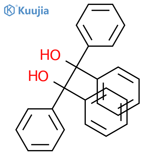 1,1,2,2-Tetraphenylethane-1,2-diol structure
