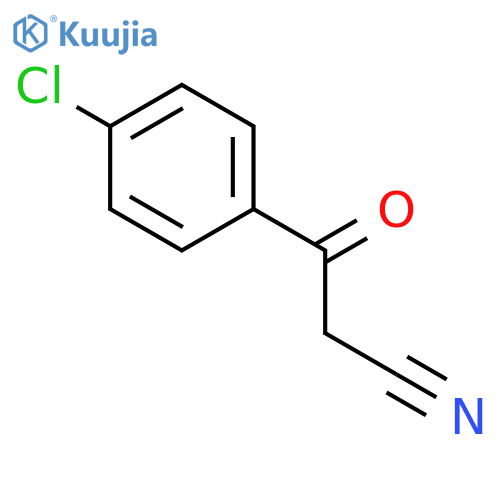 3-(4-chlorophenyl)-3-oxopropanenitrile structure