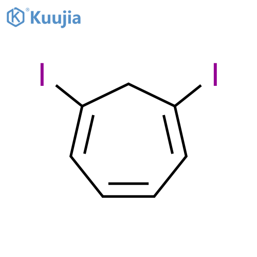 1,3,5-Cycloheptatriene, 1,6-diiodo- structure