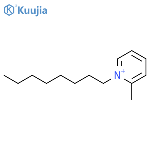 Pyridinium, 2-methyl-1-octyl- structure