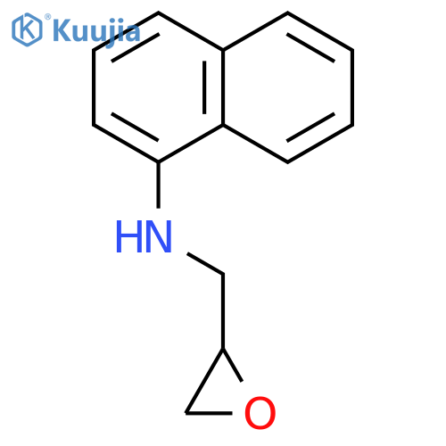 Oxiranemethanamine, N-1-naphthalenyl- structure