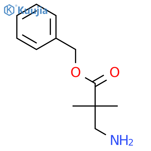 benzyl 3-amino-2,2-dimethylpropanoate structure