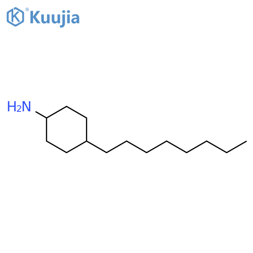 CYCLOHEXANAMINE, 4-OCTYL- structure