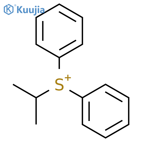 Sulfonium, (1-methylethyl)diphenyl- structure