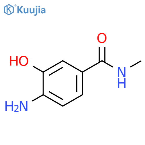 4-amino-3-hydroxy-N-methylbenzamide structure