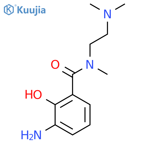 3-Amino-N-(2-(dimethylamino)ethyl)-2-hydroxy-N-methylbenzamide structure