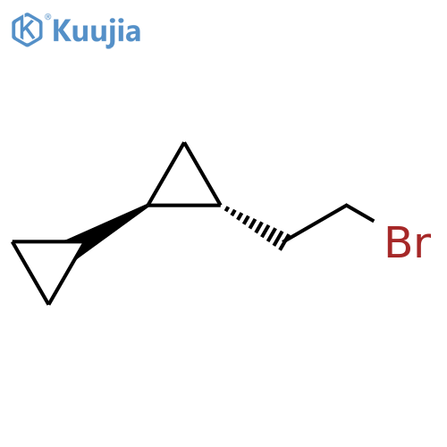 1,1'-Bicyclopropyl, 2-(2-bromoethyl)-, (1R,2R)-rel- structure
