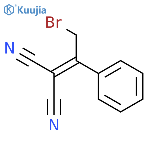 2-(2-Bromo-1-Phenylethylidene)Malononitrile structure