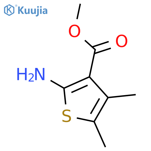 Methyl 2-amino-4,5-dimethylthiophene-3-carboxylate structure