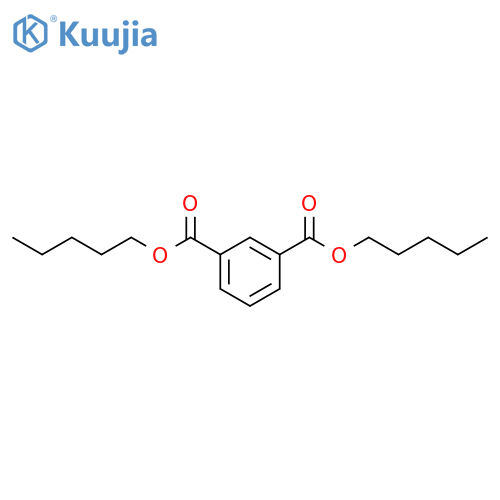 1,3-Benzenedicarboxylic acid, dipentyl ester structure