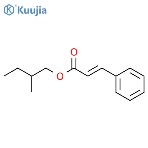 2-methylbutyl cinnamate structure