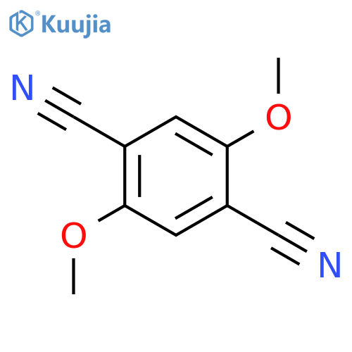 1,4-Benzenedicarbonitrile, 2,5-dimethoxy- structure