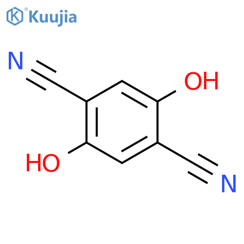 1,4-Benzenedicarbonitrile, 2,5-dihydroxy- structure