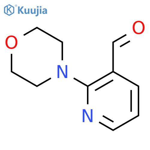 2-(morpholin-4-yl)pyridine-3-carbaldehyde structure
