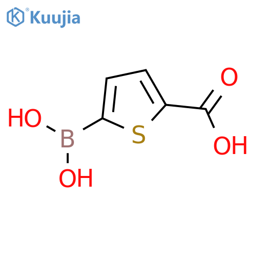 5-boronothiophene-2-carboxylic acid structure