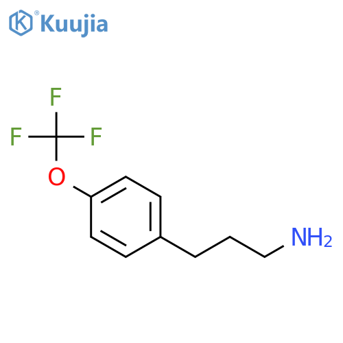 4-(Trifluoromethoxy)-benzenepropanamine structure