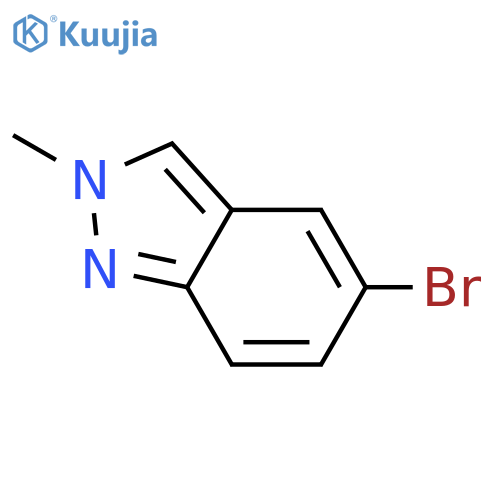 5-Bromo-2-methyl-2H-indazole structure