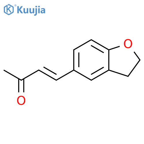 4-(2,3-dihydro-1-benzofuran-5-yl)but-3-en-2-one structure
