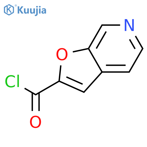 Furo[2,3-c]pyridine-2-carbonyl chloride structure