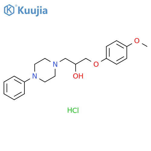 1-(4-Methoxyphenoxy)-3-(4-phenylpiperazin-1-yl)propan-2-ol Dihydrochloride structure