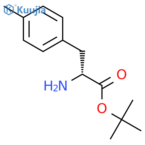tert-butyl (2R)-2-amino-3-(4-methylphenyl)propanoate structure