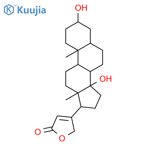 3b,14-Dihydroxy-5b-card-20(22)-enolide structure