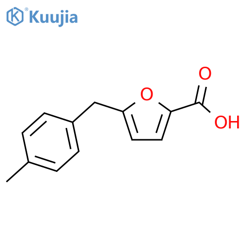 5-(4-methylbenzyl)-2-furoic Acid structure