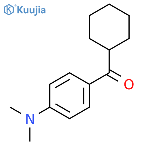 Cyclohexyl(4-(dimethylamino)phenyl)methanone structure