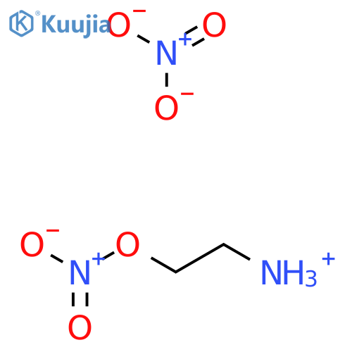 2-Nitratoethylamine nitrate structure