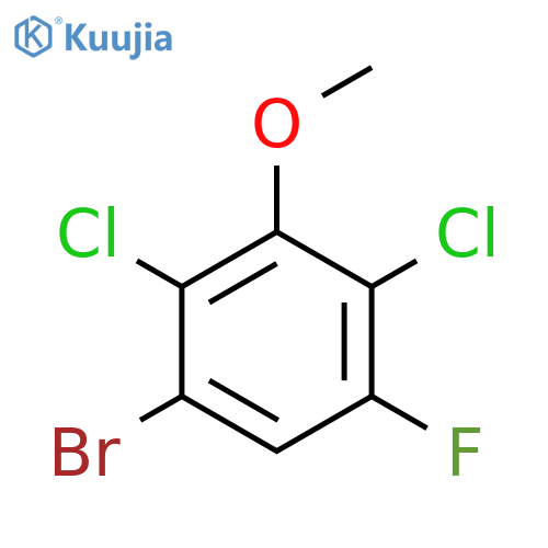 Benzene, 1-bromo-2,4-dichloro-5-fluoro-3-methoxy- structure