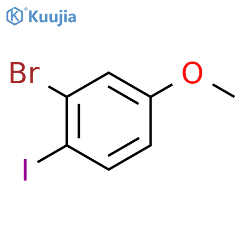 2-Bromo-1-iodo-4-methoxybenzene structure