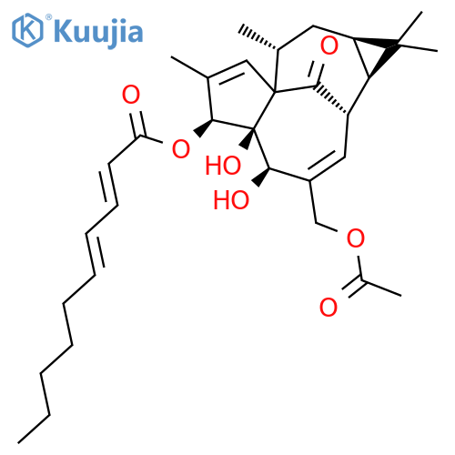 3-O-(2'E ,4'E-decadienoyl)-20-O-acetylingenol structure
