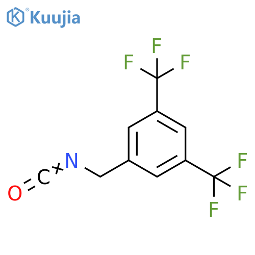 1-(isocyanatomethyl)-3,5-bis(trifluoromethyl)benz
ene structure