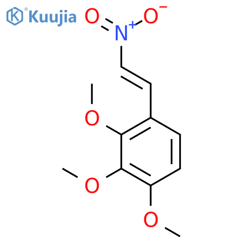 Benzene,1,2,3-trimethoxy-4-(2-nitroethenyl)- structure