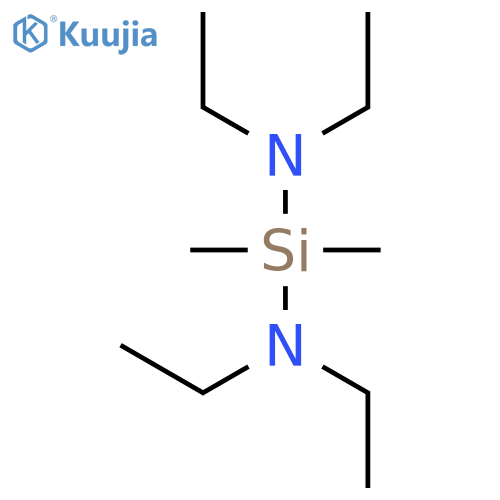 Bis(diethylamino)dimethylsilane structure