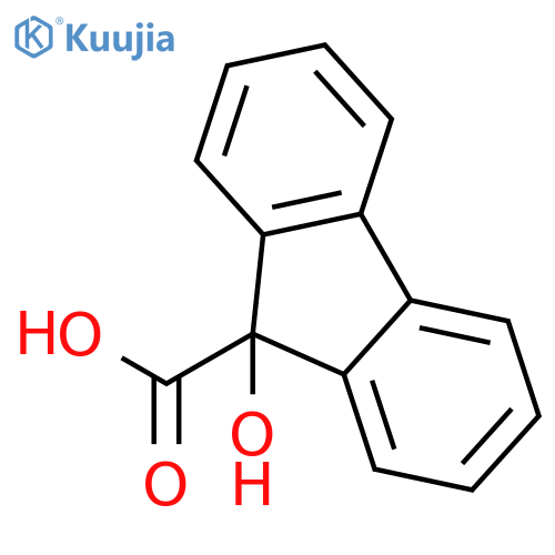 9-Hydroxy-9H-fluorene-9-carboxylic acid structure
