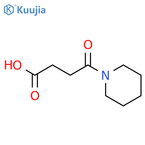 4-Oxo-4-piperidin-1-ylbutanoic Acid structure