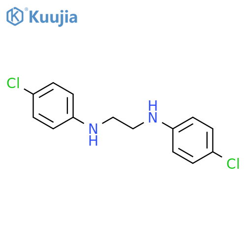 1,2-Ethanediamine, N,N'-bis(4-chlorophenyl)- structure