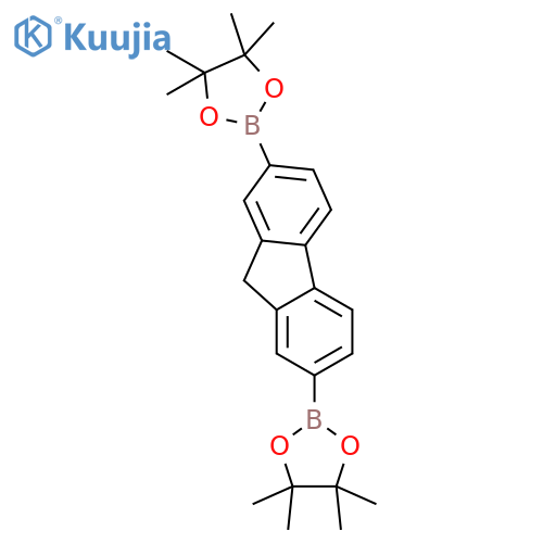 2,7-bis(4,4,5,5-tetramethyl-1,3,2-dioxaboronal-2-yl)fluorene structure
