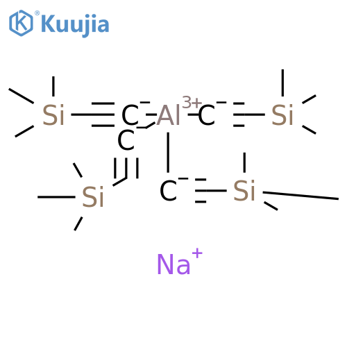 Aluminate(1-), tetrakis[(trimethylsilyl)ethynyl]-, sodium, (T-4)- (9CI) structure