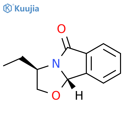 Oxazolo[2,3-a]isoindol-5(9bH)-one, 3-ethyl-2,3-dihydro-, (3R,9bS)- (9CI) structure
