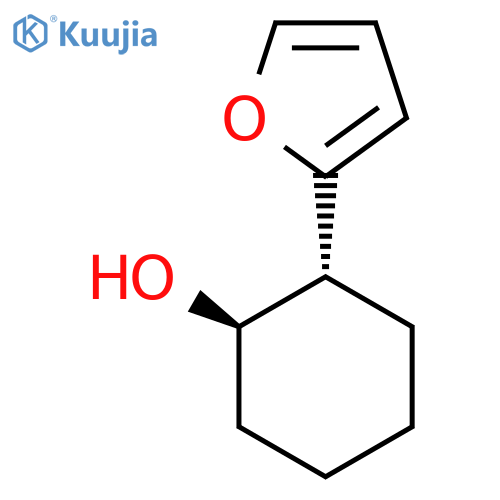 rac-(1R,2R)-2-(furan-2-yl)cyclohexan-1-ol structure
