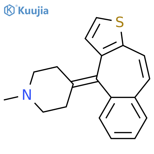 10-Deoxo-9,10-dehydro Ketotifen structure