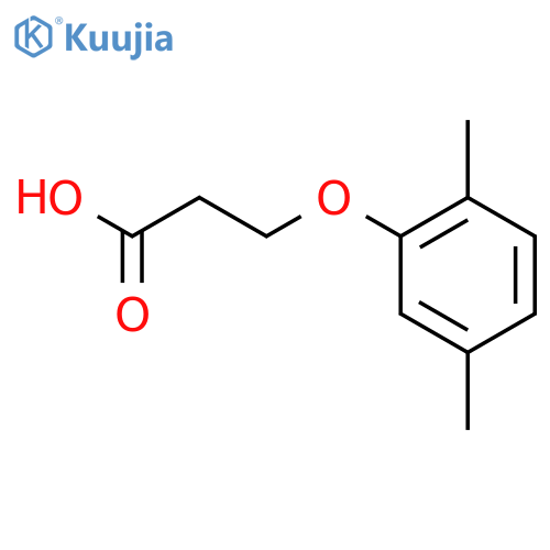 3-(2,5-dimethylphenoxy)propanoic acid structure
